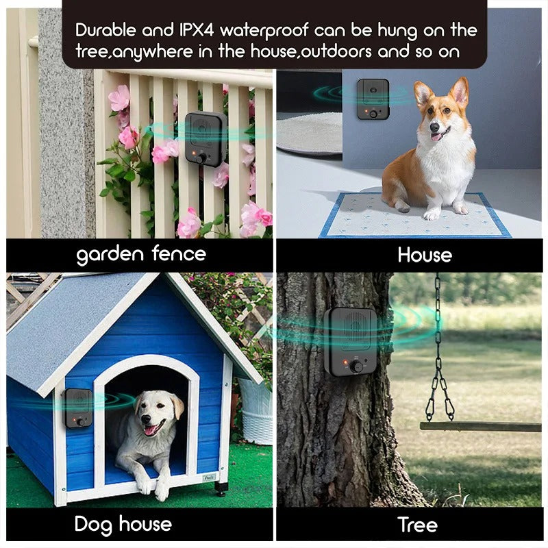 CalmPaw™ - Dispositif Anti-Aboiements Automatique pour Chiens