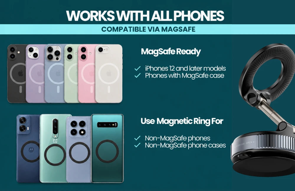 Magnetic Suction Phone Mount