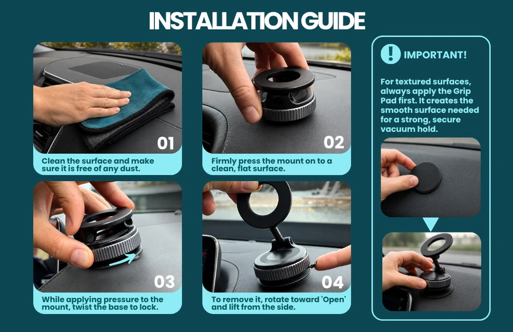 Magnetic Suction Phone Mount