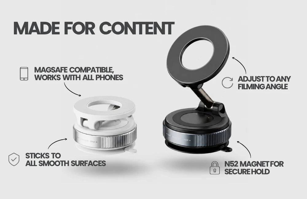 Magnetic Suction Phone Mount