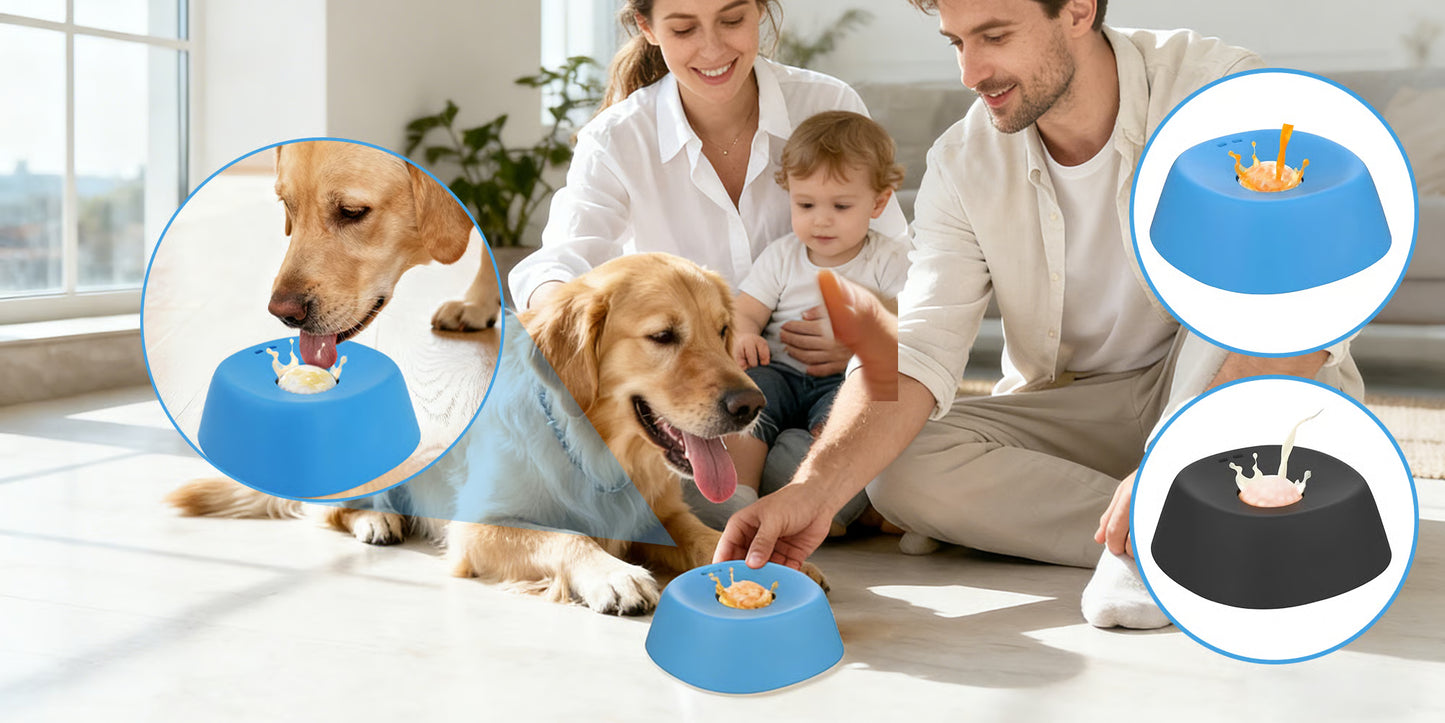 Canine CalmBowl™ — Bol Lécheur Anti-Stress Interactif pour Chien