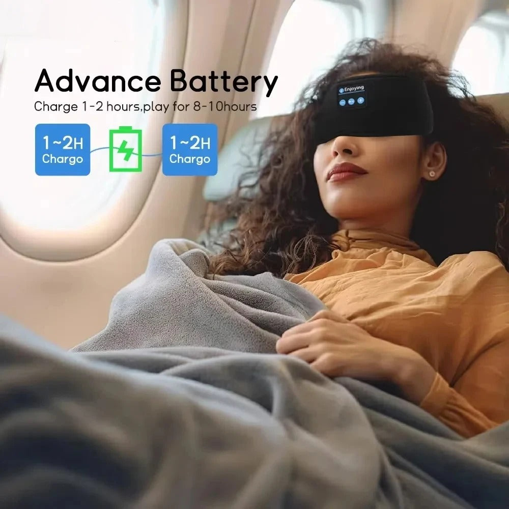 DreamSync Elite - Bandeau de Sommeil Bluetooth 3-en-1