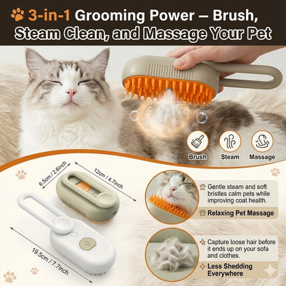 SteamGroom™ Pet Brush